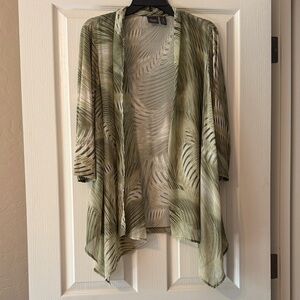 Chico's Travelers Collection Olive Cardigan